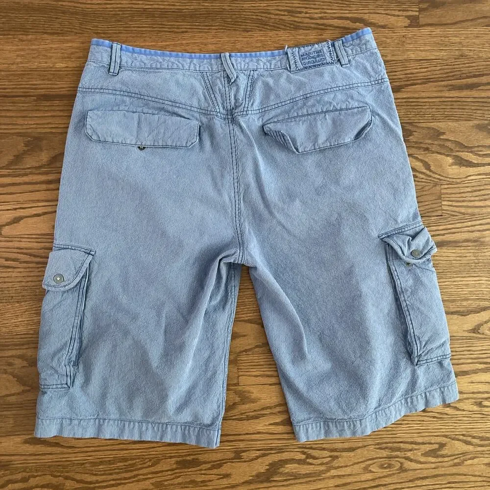 Vintage Marithe Francois Girbaud Y2K Hudson Cargo Shorts Baggy Relaxed Fit 42
